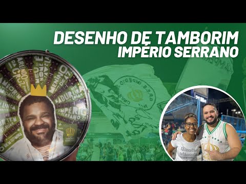 Desenho de Tamborim do Império Serrano - Carnaval 2023