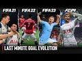 Last Minute Goal Celebration Evolution In FIFA | 2021 - 2024 |