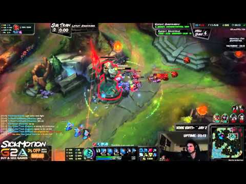 [S5 Challenger Ranked Gameplay] - Sickmotion as Hecarim vs Gangplank Top