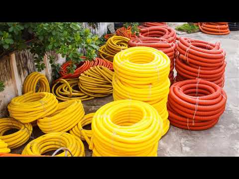 Nhà máy sản xuất ống nhựa xoắn HDPE Ba An và Santo