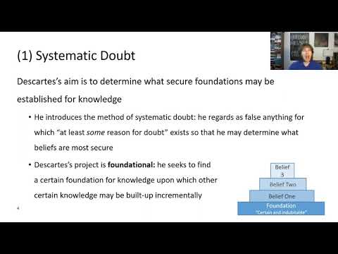 Lecture 1, Descartes on Global Skepticism