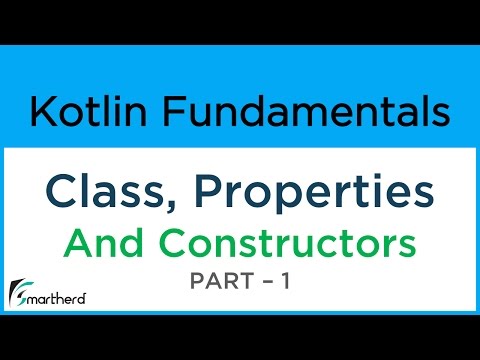 Kotlin Class Definition init Block and Primary Constructor Object Oriented Kotlin for Android 8 1