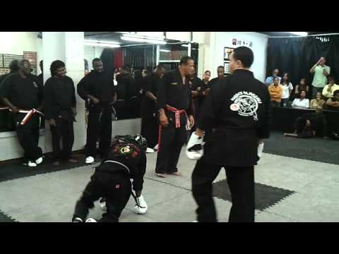 Keyon Allen vs Robert Kingi pt 1 - Black Belt Test - 20120824_213500