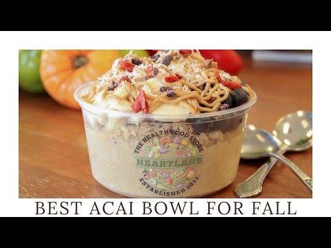 Frozen Pumpkin Pie Acai Bowl