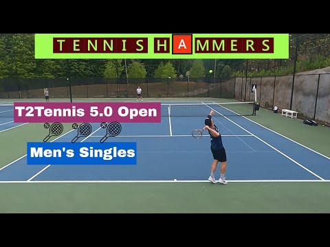T2Tennis Men's 5.0 Open Singles | USTA 4.0 vs USTA 4.5ngles