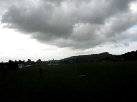 Glider winch launch low level cable break