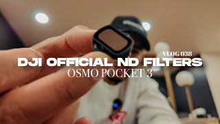 Trying out the Official DJI ND Filters for Osmo Pocket 3
