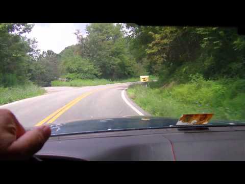 Cruising around a Virginia countryside in a Mercedes 300SDL