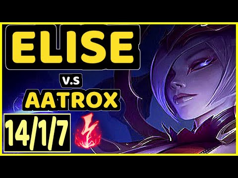 SPIRIT (ELISE) vs AATROX - 14/1/7 KDA JUNGLE GAMEPLAY - KR Ranked GRANDMASTER