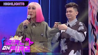 Vhong ties Vice&#39;s clothes | Girl On Fire