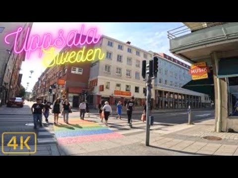 4K WALK IN UPPSALA, SWEDEN 🇸🇪