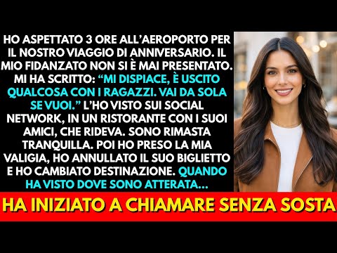 Il Mio Fidanzato Mi Ha Lasciata All’Aeroporto Dicendo “Vai Da Sola”, Poi Ha Visto Dove Sono Andata…