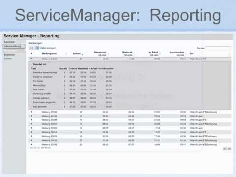 ServiceManager Reporting