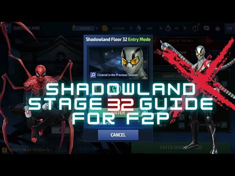 Shadowland stage 32 guide for F2P - marvel future fight