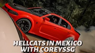 WENT TO @LifewithCoreySSG_ CAR SHOW AND CUT UP WITH HIS HELLCAT