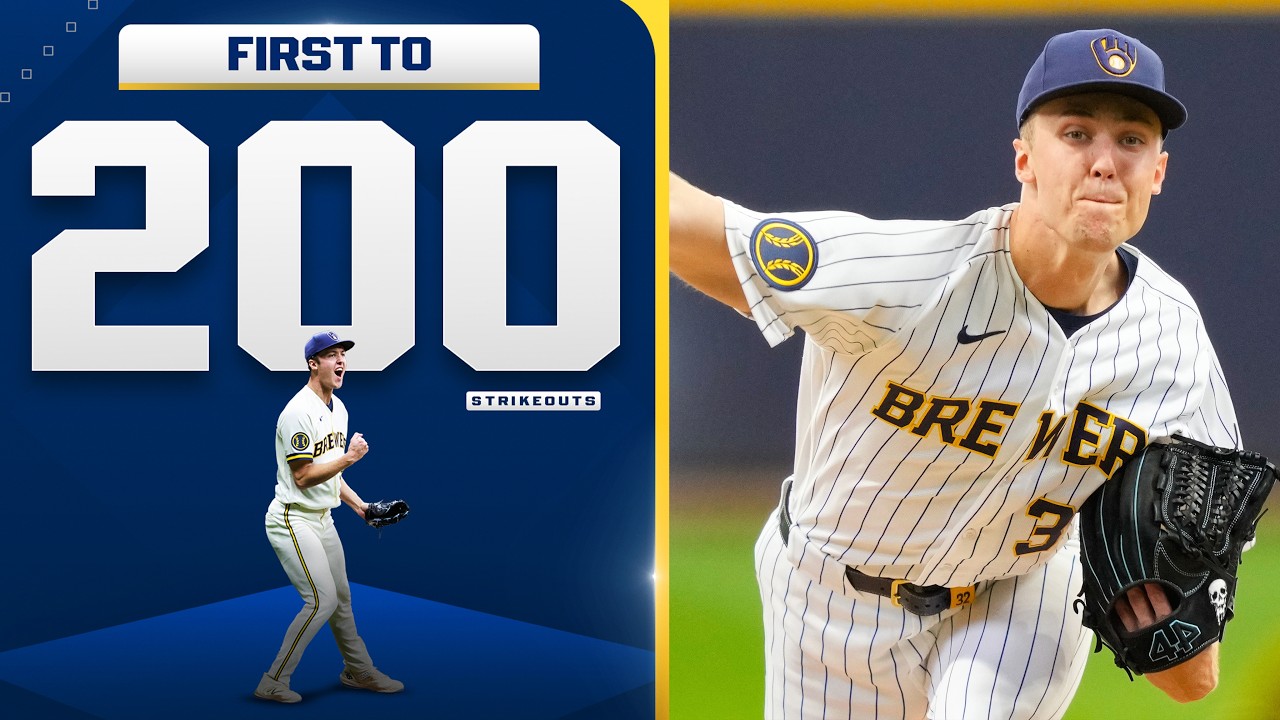 Jacob Misiorowski becomes the SECOND FASTEST pitcher to 200 STRIKEOUTS in a season! 👏🔥