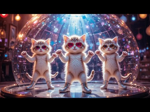 बिल्ली डांस | Funny Kittens Dance 2025 😹💃 | Cutest Beautiful Cats Dancing Compilation | #dudidudidam