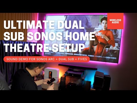 Sound Demo of the Ultimate Arc Setup with Dual Subs and Fives as surround