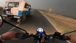 POV: Riding RE Hunter 350 During Heavy Rain | ABS Saved Life on the Corner