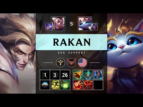 Rakan Support vs Yuumi - NA Grandmaster Patch 25.15