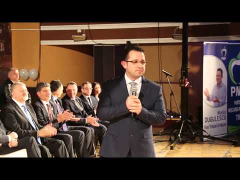 Marius Dugulescu lansarea candidaturii la Primaria Timisoara