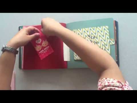 Mini birthday card book