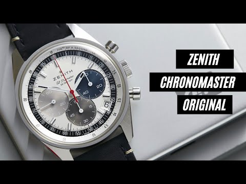 The Zenith Chronomaster Original White is a faithful remake of a chronograph classic