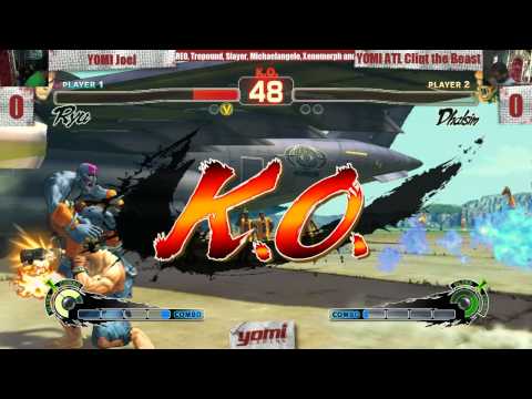 Yomi Gaming USF4 Kombat Tuesday Week 10 Winner's Bracket YOMI Joel vs YOMI Clint the Beast