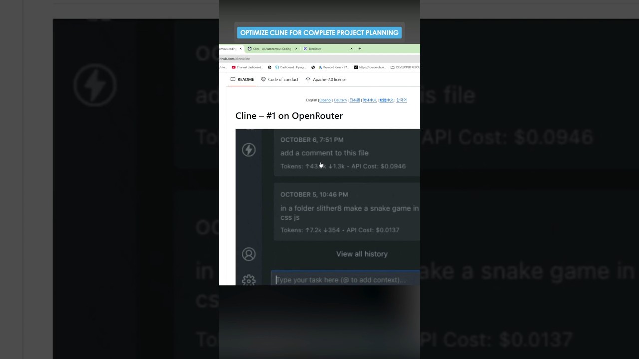 Optimize Cline for Complete Project Planning #cline #anthropicclaude #anthropic #claudeai
