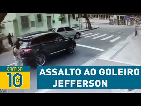 VÍDEO mostra ASSALTO ao goleiro JEFFERSON no RJ!