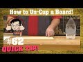 How To Iron A Warped Cupped Board Flat Again