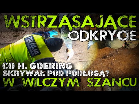 Wilczy Szaniec-WSTRZĄSAJĄCE ODKRYCIE!! Co znaleźliśmy pod podłogą Göringa?