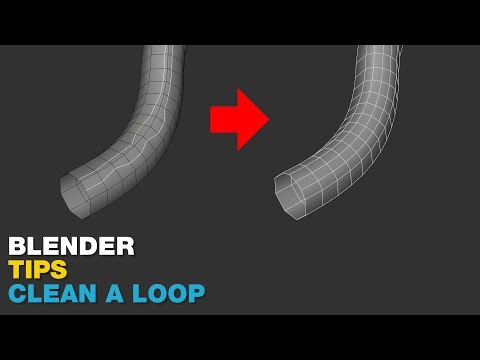 Blender Tips - Clean a loop - English