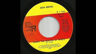 Don Reeves - Cross The Brazos At Waco