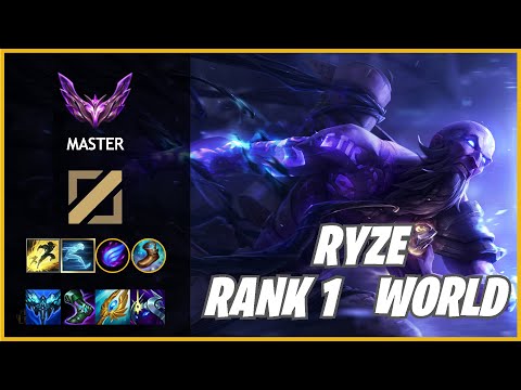 Best Player #Ryze Mid vs Zoe -  Patch 12.9
