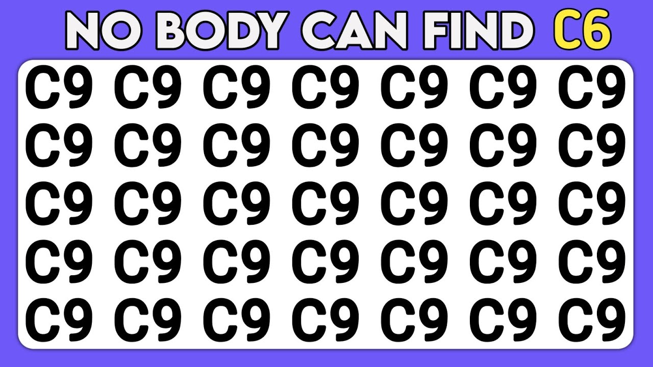 Find The Odd One Out | Check Your Observation Skills Accuracy | Number and Letter Pro Edition 