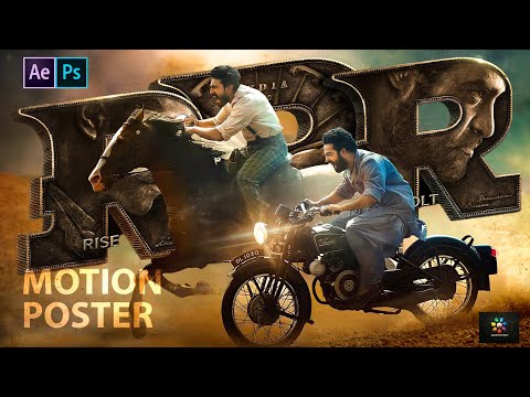 NTR & Ram Charan New Motion Poster | RRR Movie | After effect | MURPHYSKY