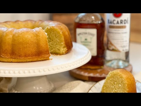 Moist Coconut Rum Cake