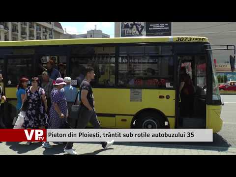 Pieton din Ploiești, trântit sub roțile autobuzului 35
