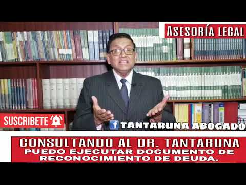PUEDO EJECUTAR DOCUMENTOS DE RECONOCIMIENTO DE DEUDA