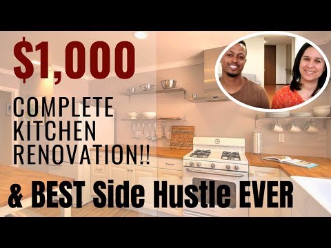 Our $1,000 Kitchen Renovation and Best Side Hustle Ever