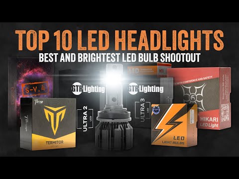 Top 10 Brightest LED Headlight Bulbs Ranked | Best LED 2025 Shootout by Headlight Revolution