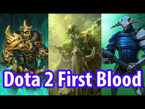Dota 2 First Blood responses Strength heroes