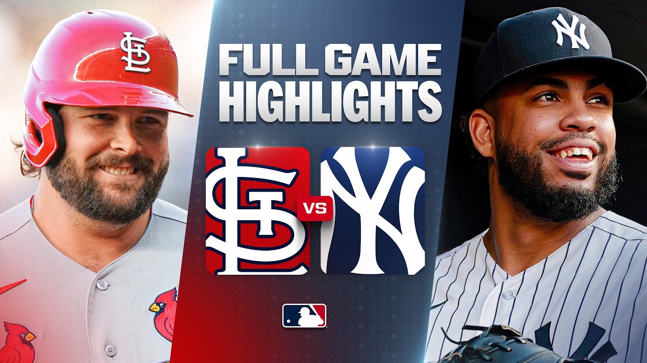 8월4일 세인트루이스 뉴욕양키스 MLB 하이라이트