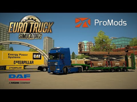 ETS2 1.30 ProMods 2.26 DAF XF 95.430 Amsterdam - Antwerpen 6t Scherenlifte #12