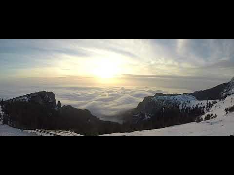 timelapse ceahlau din cabana dochia