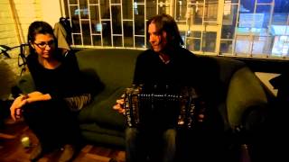 Justin Edward Bull (from Minnesota) plays the Concertina