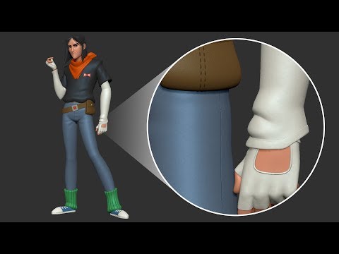 A Quick And Easy Way To Sculpt Seams In ZBrush