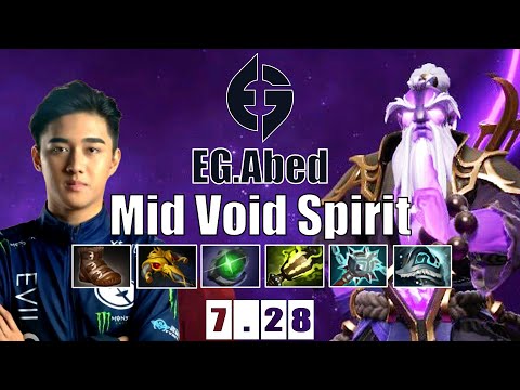 Void Spirit | EG.Abed | Mid Void Spirit | 7.28 Gameplay Highlights