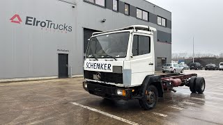 Mercedes-Benz SK 814 (MANUAL PUMP / POMPE MANUELLE / LAMES / STEEL SUSP.) chassis truck | Image 4 - Autoline